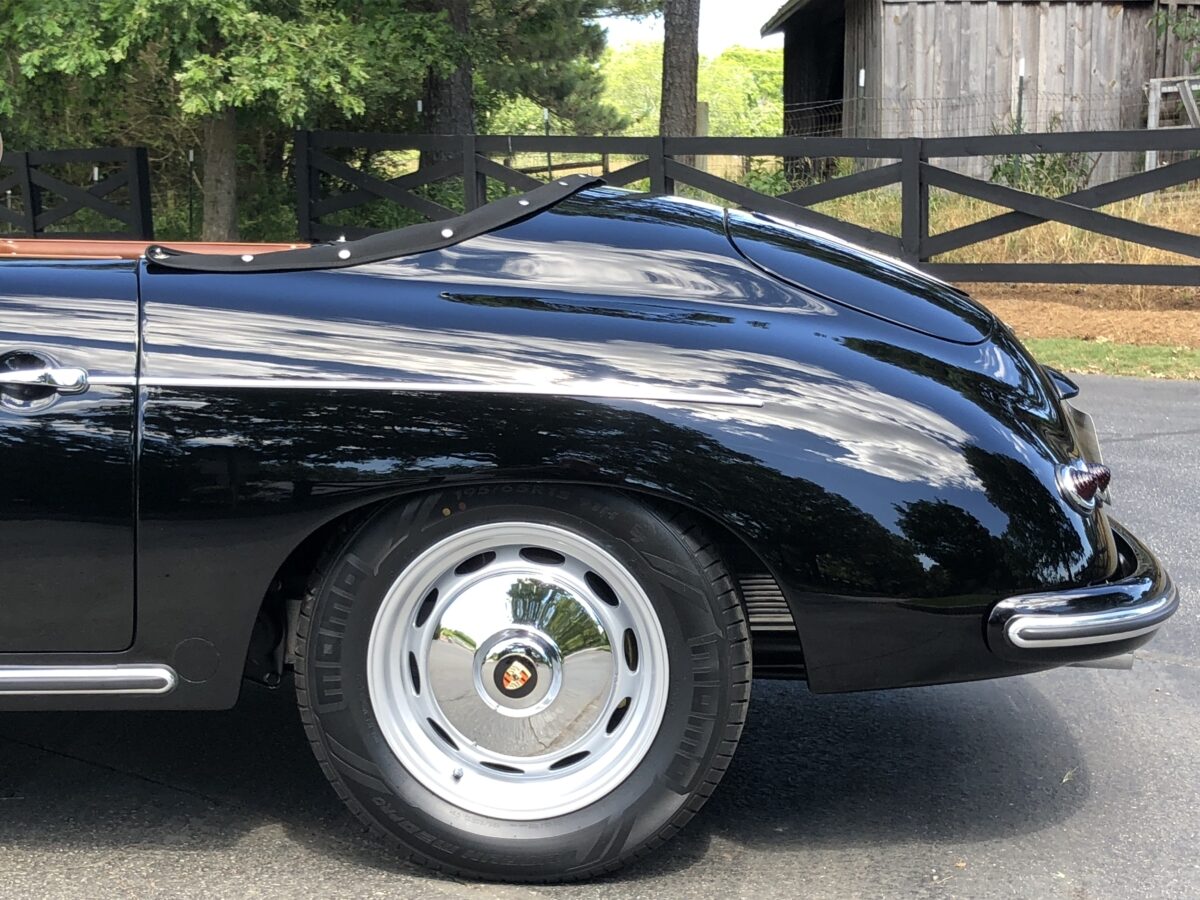 BRAND NEW 1957 Black with Baseball Glove Porsche 356 Speedster